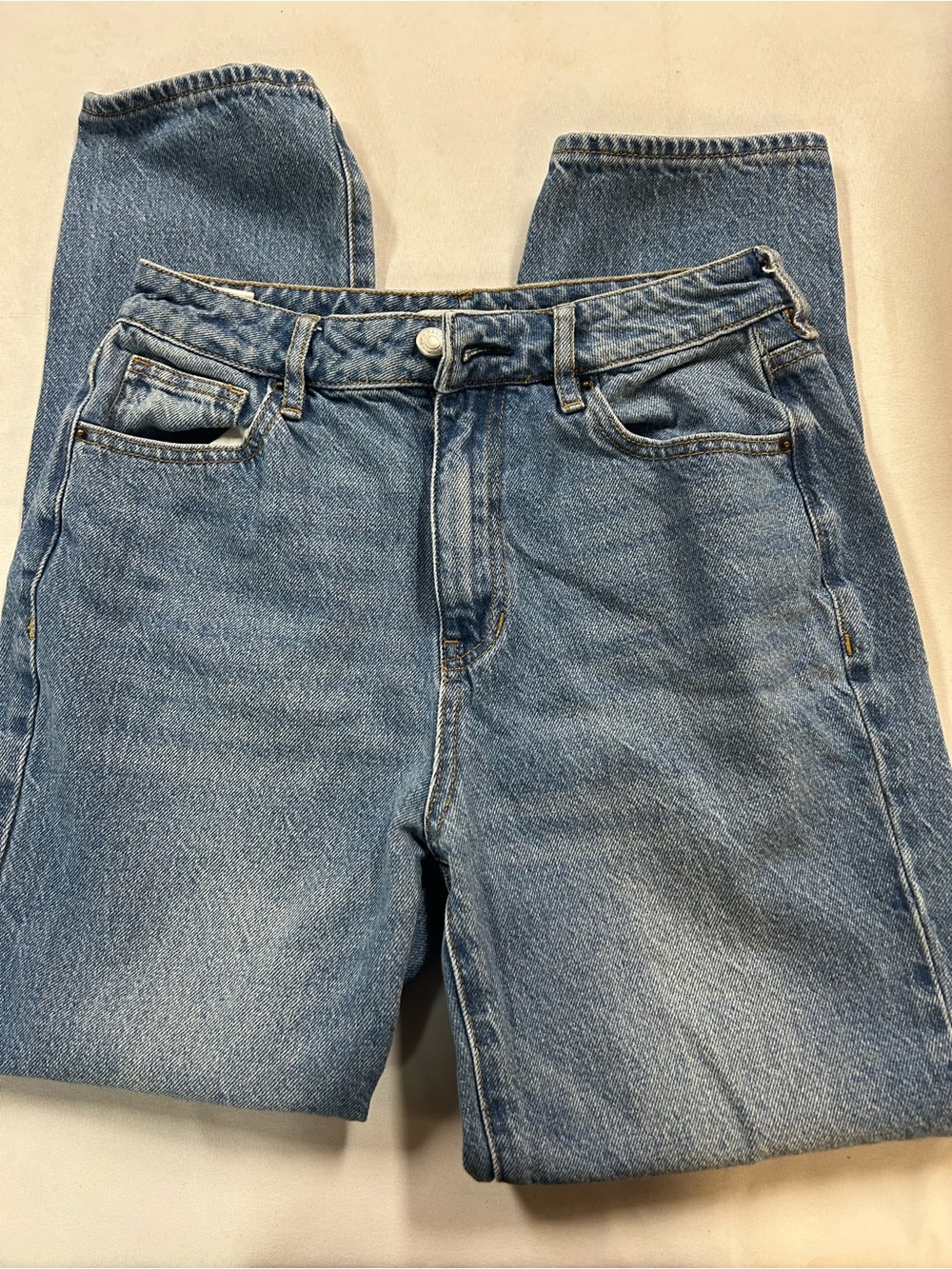 Women's Straight Fit Light Blue Denim Jeans